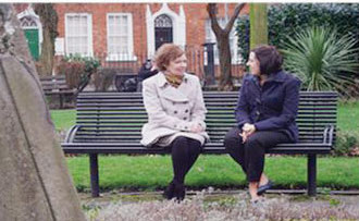 Carol Collins and Sarah Hanlon